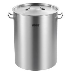 36QT Stainless Steel Stockpot Cooking Kitchen Sauce Pot with Basket Lid Handle