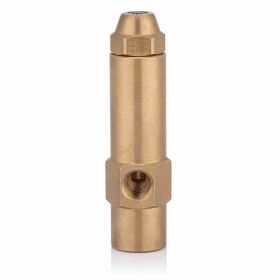 Solid Brass Construction Diesel Heavy Oil Waste Fuel Burner Nozzle 2.0mm Bore Diameter (Option: 2.0Hole)