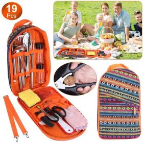 19 Camping Cookware Sets (Option: 19Pcs)