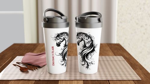 Travel Mug Distinct Flair Stainless Steel Design by HadiArts (B2B: 50 Pieces)