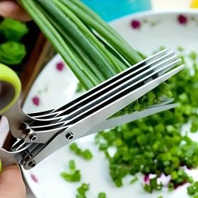 5-layer Vegetable Scissors (Option: 2pcs)